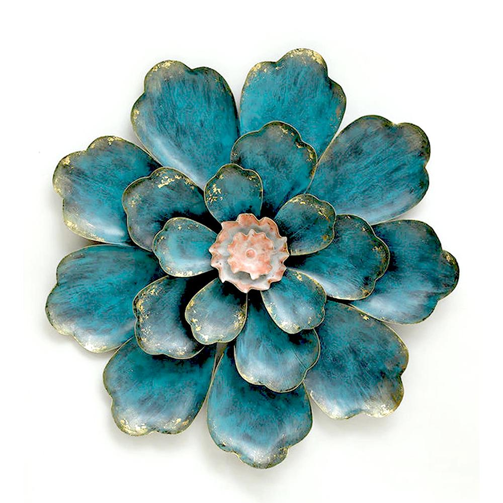 Blooming Flower Metal Wall Art